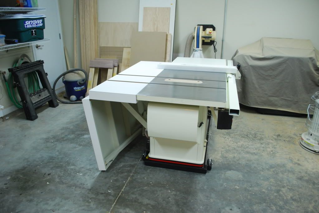 DIY Outfeed Table for a Jet XACTA Cabinet Saw